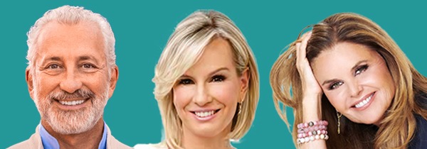 Dr. Tony Nader, Dr. Jennifer Ashton, and Maria Shriver